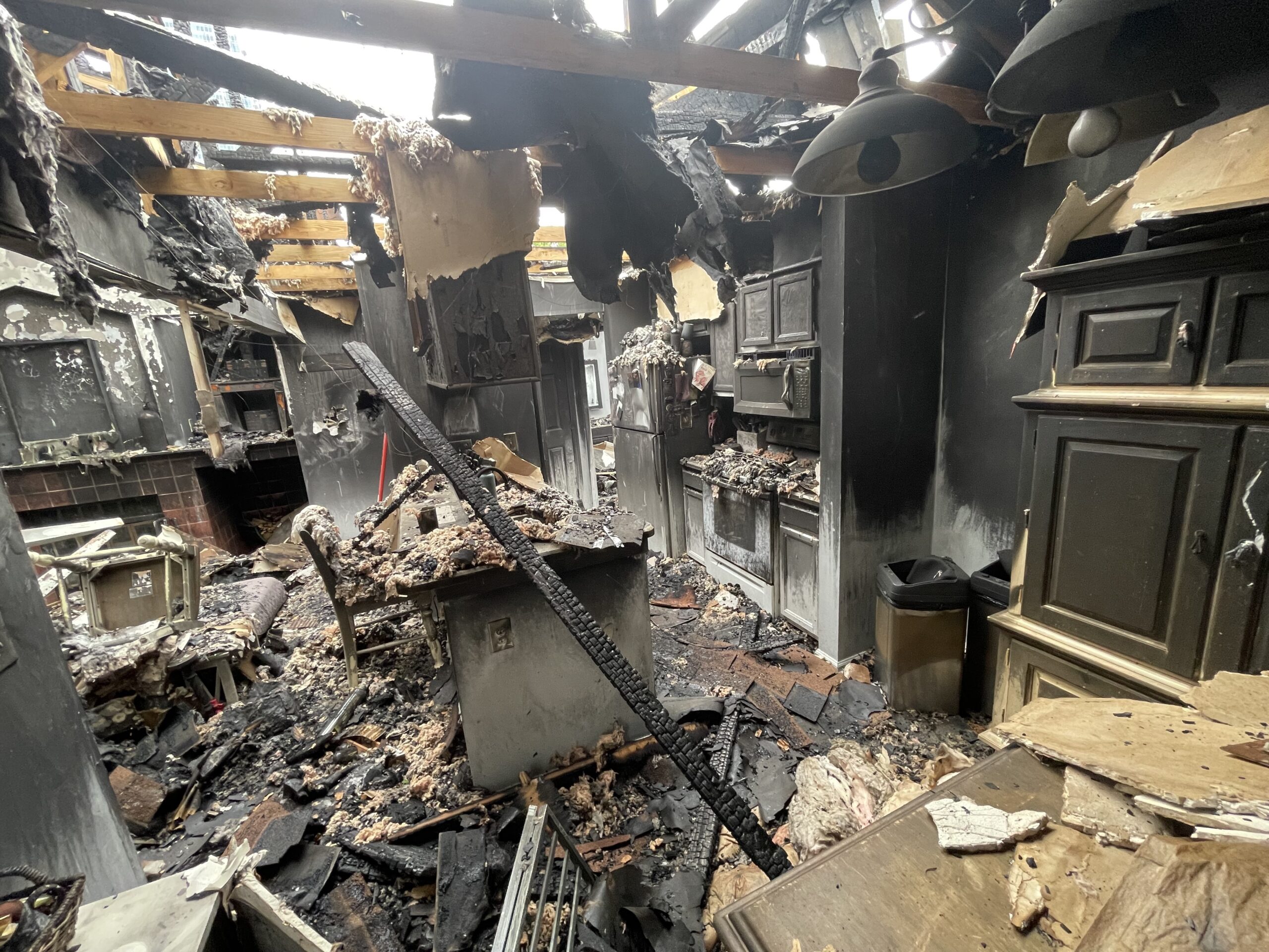 fire damage restoration